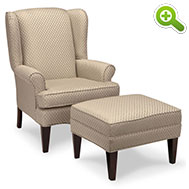 Wingback Chair, Tapered Legs - SPF603