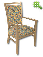 Capri Wood Arm Chair