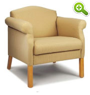 Trillium Chippendale Leg Lounge Chair - SPFTRCPLC