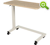 Overbed Table, Standard, Natural Maple Top - SPFOBTNM