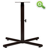 #108 Metal Adjustable Height Pedestal Table Base