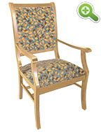 Drake Wood Frame Resident Room Chair - SPFDRAKE